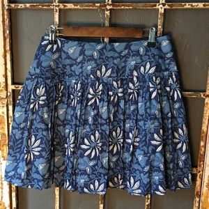 Banana Republic Blue Floral Skirt
